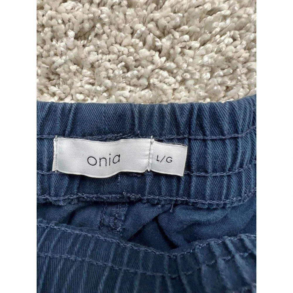Men's Onia Shorts -Size L -NAVY BLUE- 100% COTTON